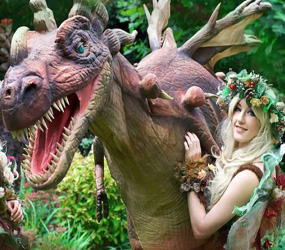 Dragons to hire with magical fairy entertainment