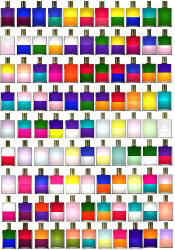 colour bottles