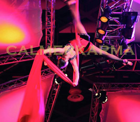 CIRCUS THEMED ENTERTAINMENT & GREATEST SHOW THEMED ACTS - JAW DROPPING AERIAL SILKS ACROBATS TO HIRE