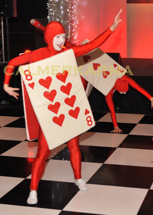 ALICE IN WONDERLAND THEMED ENTERTAINMENT - RED CARDS