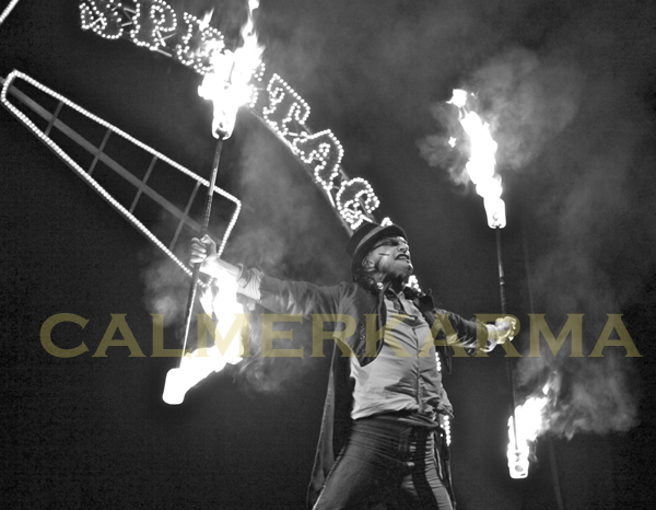 CIRCUS THEMED ENTERTAINMENT - DRAMATIC STAGED FIRE ACT