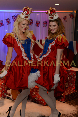 BEST OF BRITISH THEMED ACTS TO HIRE - THE ROYAL USHERETTE HOSTESSES MANCHESTER AND LONDON
