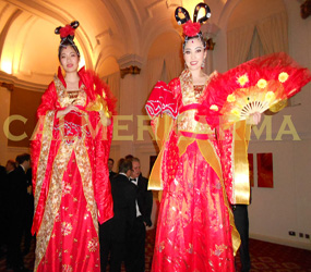 Chinese New Year Entertainment - Book Chinese Stilt walkers UK