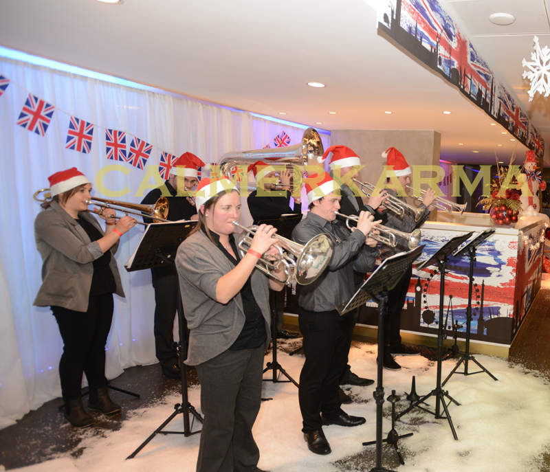 CHRISTMAS THEMED BRASS BANDS TO HIRE FOR SHOPPING CENTRES, PARADES AND XMAS PARTIES 