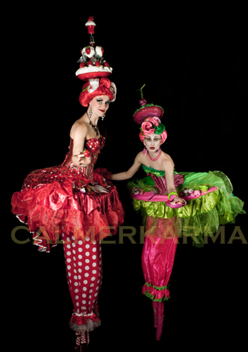 CIRCUS THEMED STILTS TO HIRE LONDON MANCHESTER BIRMINGHAM