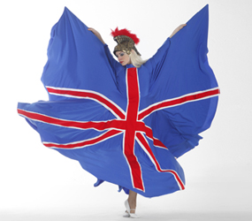 CORONATION THEMED ENTERTAINMENT - RULE BRITANNIA UNION FLAG DANCERS TO HIRE