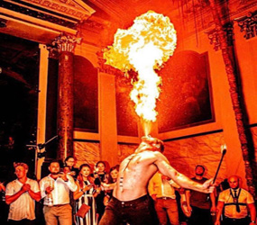 FIRE ACTS TO HIRE - DRAMATIC FIRE BREATHING ACTS TO FIRE JUGGLERS UK