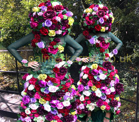 Spring themed entertainment -  Femme De Fleurs luxury walkabout flower act hire UK
