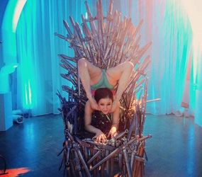 game of thrones themed contortionist
