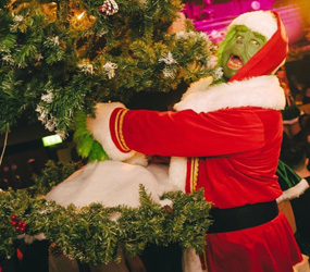 HIRE THE GRINCH CHARACTER FOR YOUR XMAS PARTY