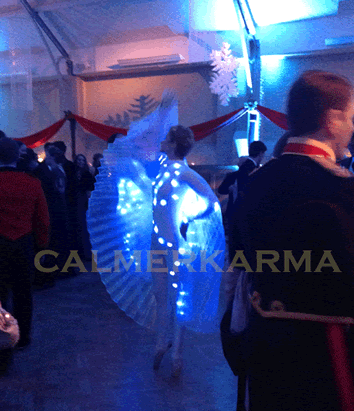 WINTER WONDERLAND THEMED ACTS TO HIRE -ICE LIGHT BALLERINAS MANCHESTER