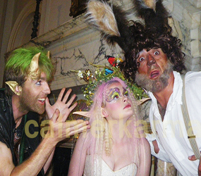 MIDSUMMER NIGHTS DREAM THEMED ENTERTAINMENT - THE MIDSUMMER PLAYERS TITANIA, PUCK, BOTTOM AND OBERON PERFORMER HIRE