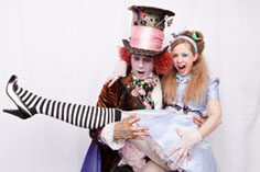 Alice in Wonderland themed entertainment - you're late naughtea!
