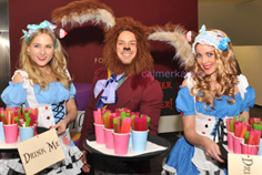 ALICE IN WONDERLAND THEMED ENTERTAINMENT  HARE HOST AND ALICE HOSTESSES