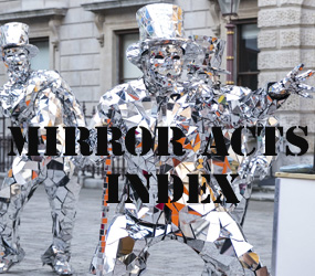MIRROR ACTS INDEX - FROM MIRROR DANCERS TO GLITTER BALL ACROBATS BOOK MIRROR ENTERTAINMENT UK
