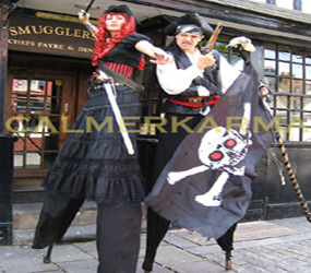 PIRATE THEMED STILT WALKERS TO HIRE UK