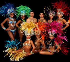 RIO AND BRAZILIAN CARNIVAL THEMED ENTERTAINEMNT TO HIRE