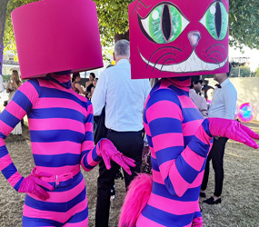 shady cats choreographed walkabout festival entertainment