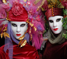 VENETIAN MASKED BALL THEMED ACTS TO HIRE - MASKED STATUES
