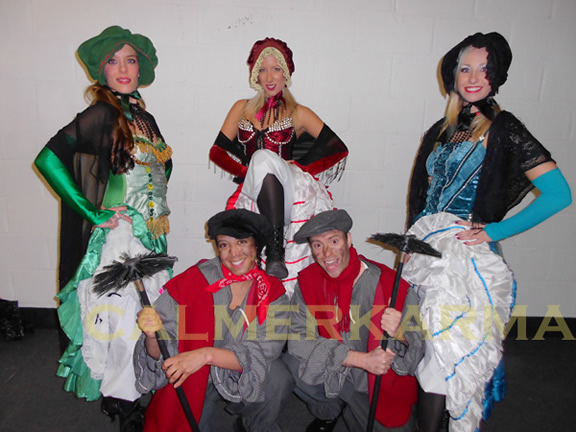 VICTORIAN THEMED ENTERTAINMENT - TAVERN GIRL DANCERS + CHIMNEY SWEEP CHARACTERS - UK