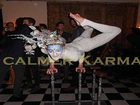 ACROBATIC ACTS TO HIRE -WINTER WONDERLAND THEMED - ICE PRINCESS ACROBAT ACT TO HIRE LONDON