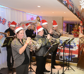 CHRISTMAS THEMED BANDS - BRASS BANDS PLAYING CAROLS AND FESIVE TUNES LONDON