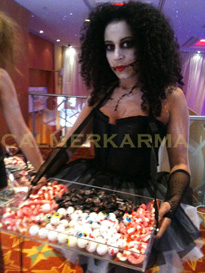 ZOMBIE DOLLS CANDY & CANAPE HOSTESSES TO HIRE LONDON & MANCHESTER