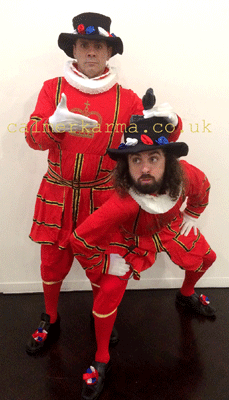 ROYAL-BEST-OF-BRITISH-ENTERTAINMENT-LONDON BEEFEATERS COMEDY ACT-TO-HIRE