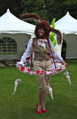 Alice in Wonderland themed entertainment - Mad March Hare Candy Hostess 