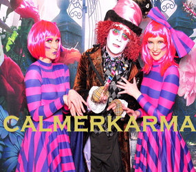alice in wonderland party entertainment - CHESHIRE CAT THEMED HOSTESSES LONDON
