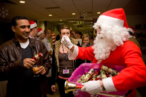 Christmas Party Entertainment : Father Christmas comes to your office