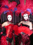 Moulin Rouge Themed living statues