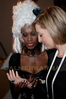 PALM READERS FOR PARTIES AND CORPORATE EVENTS -CANNES MASQUERADE THEMED PARTY