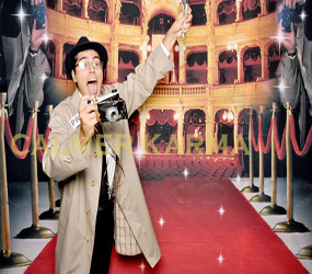 hollywood themed entertainment - fake papparazi greeters hire uk