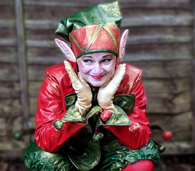 CHRISTMAS THEMED ENTERTAINMENT - ELF ACTS TO HIRE ACROBATS TO STATUES