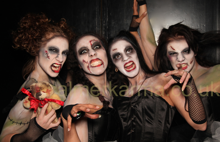 ZOMBIE PERFORMERS TO HIRE - THE ZOMBIE DOLLS COLLECTIVE UK ZOMBIES